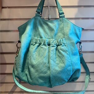 Chic Turquoise Women's Shoulder Bag